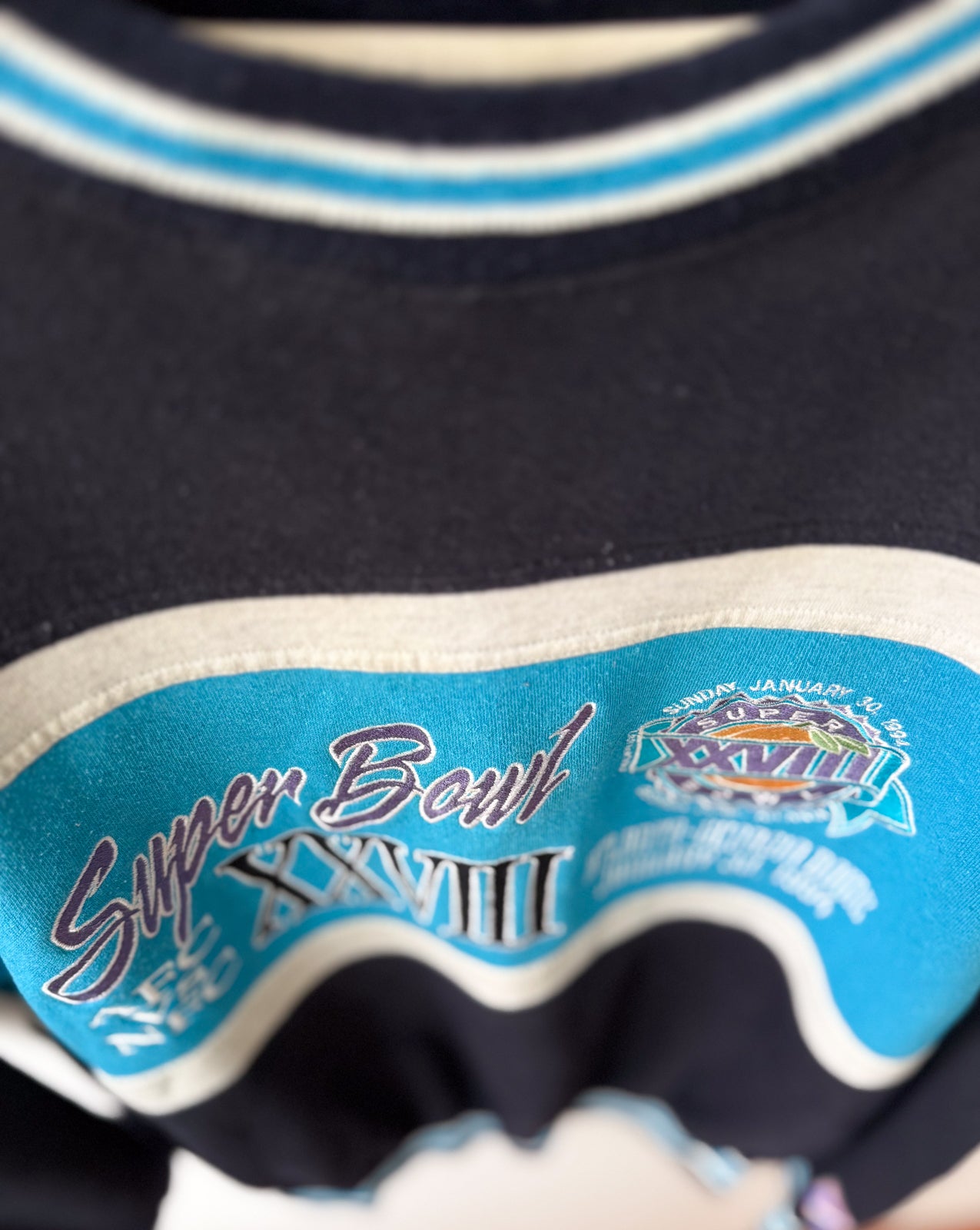 Super Bowl Crewneck (M) - från Logo 7 (1994)