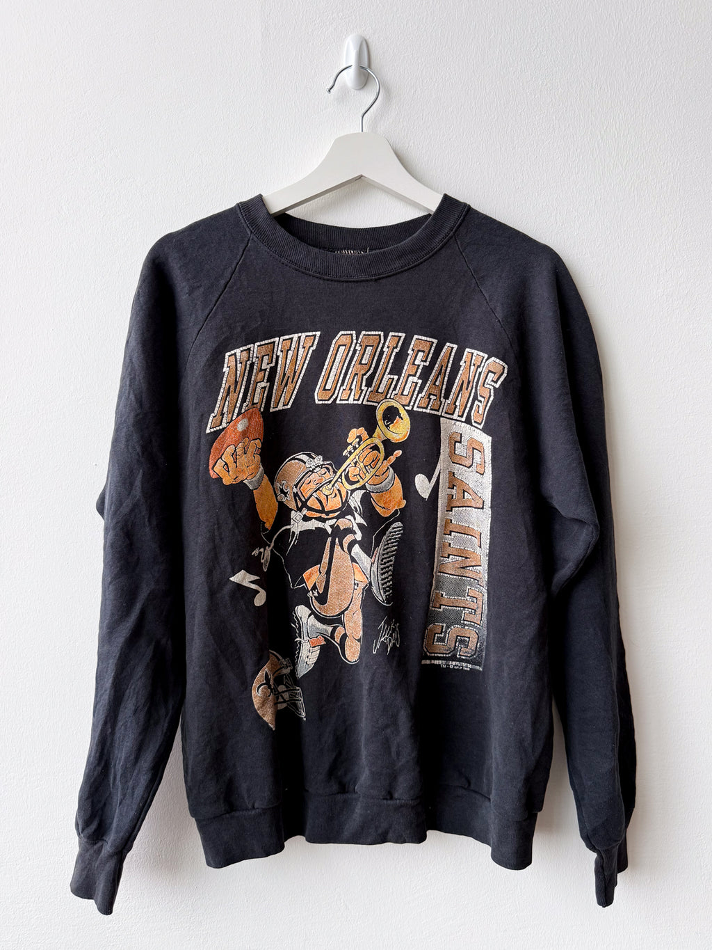 New Orleans Saints Sweatshirt ("M") - från Fruit of the Loom (1990-95)