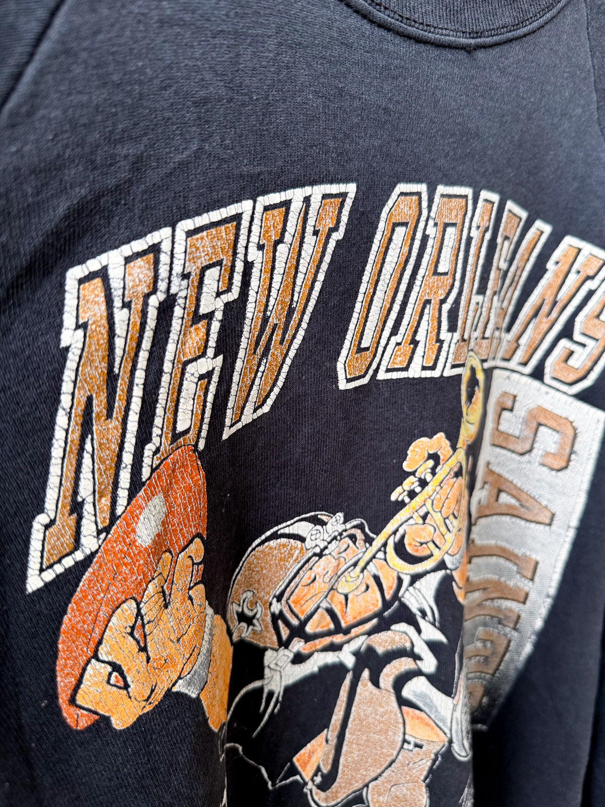 New Orleans Saints Sweatshirt ("M") - från Fruit of the Loom (1990-95)