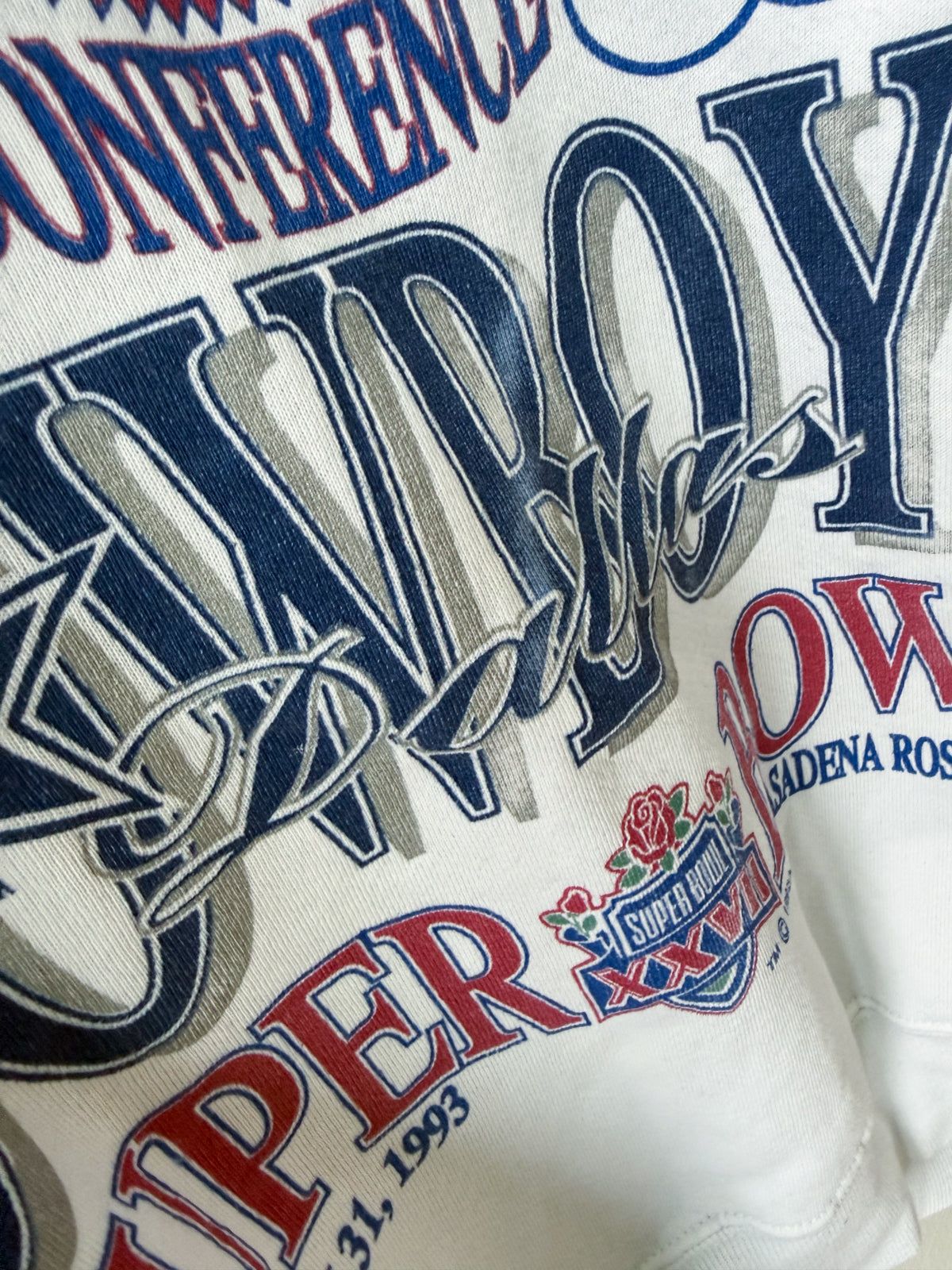 Dallas Cowboys Crewneck ("M") - från Jerzees (1992)