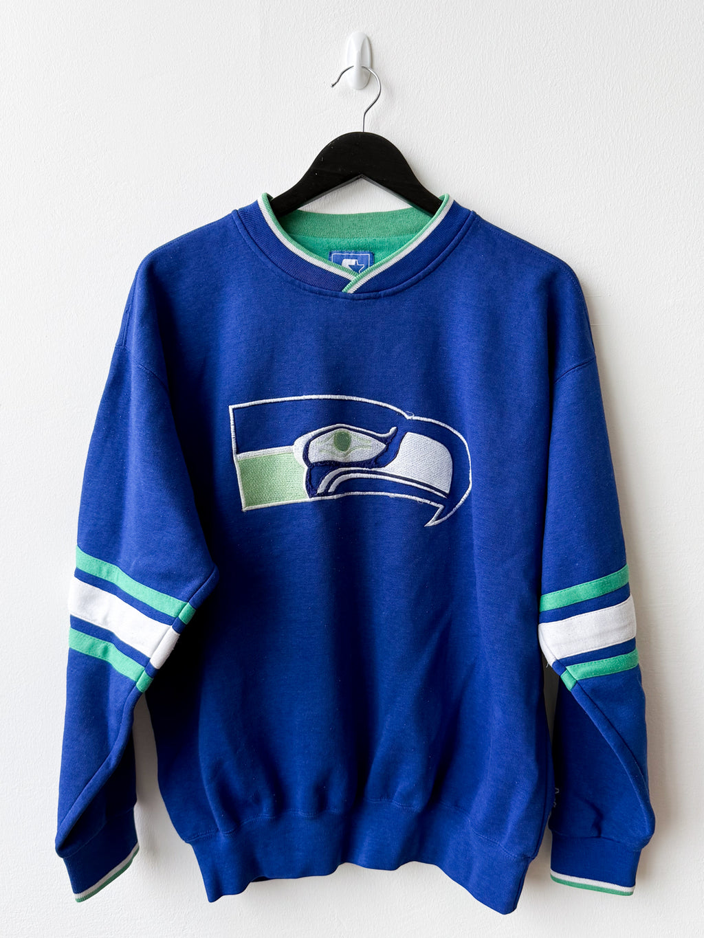 Seattle Seahawks Crewneck (M/L) - från Starter 1992-95