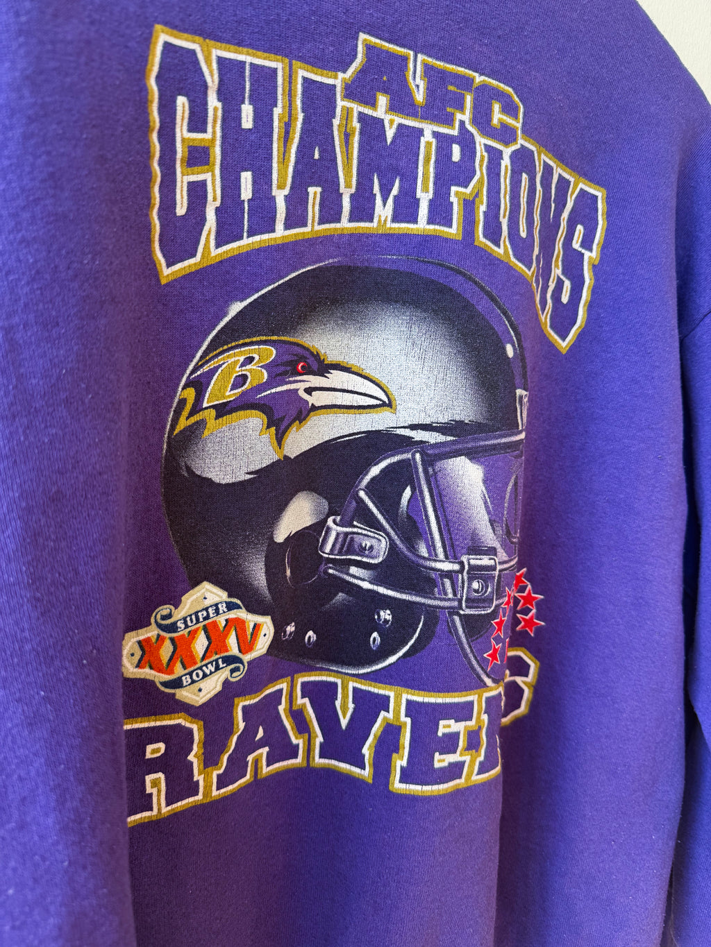 Baltimore Ravens Crewneck (S/M) - från Logo Athletic (ca 2000)
