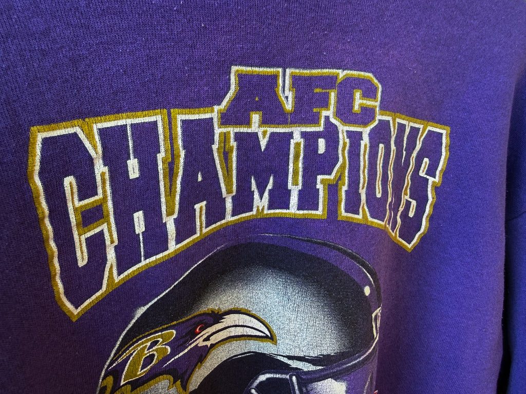 Baltimore Ravens Crewneck (S/M) - från Logo Athletic (ca 2000)