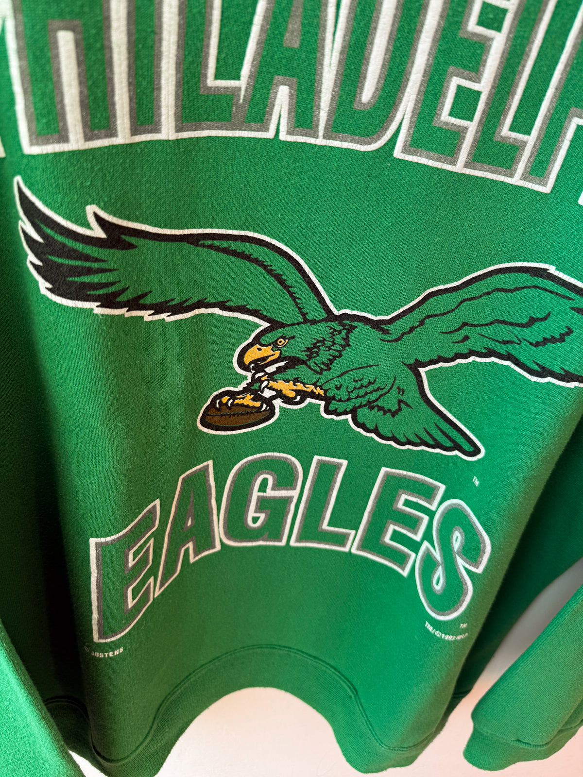 Philadelphia Eagles Crewneck (L) - från Jostens 1991-93