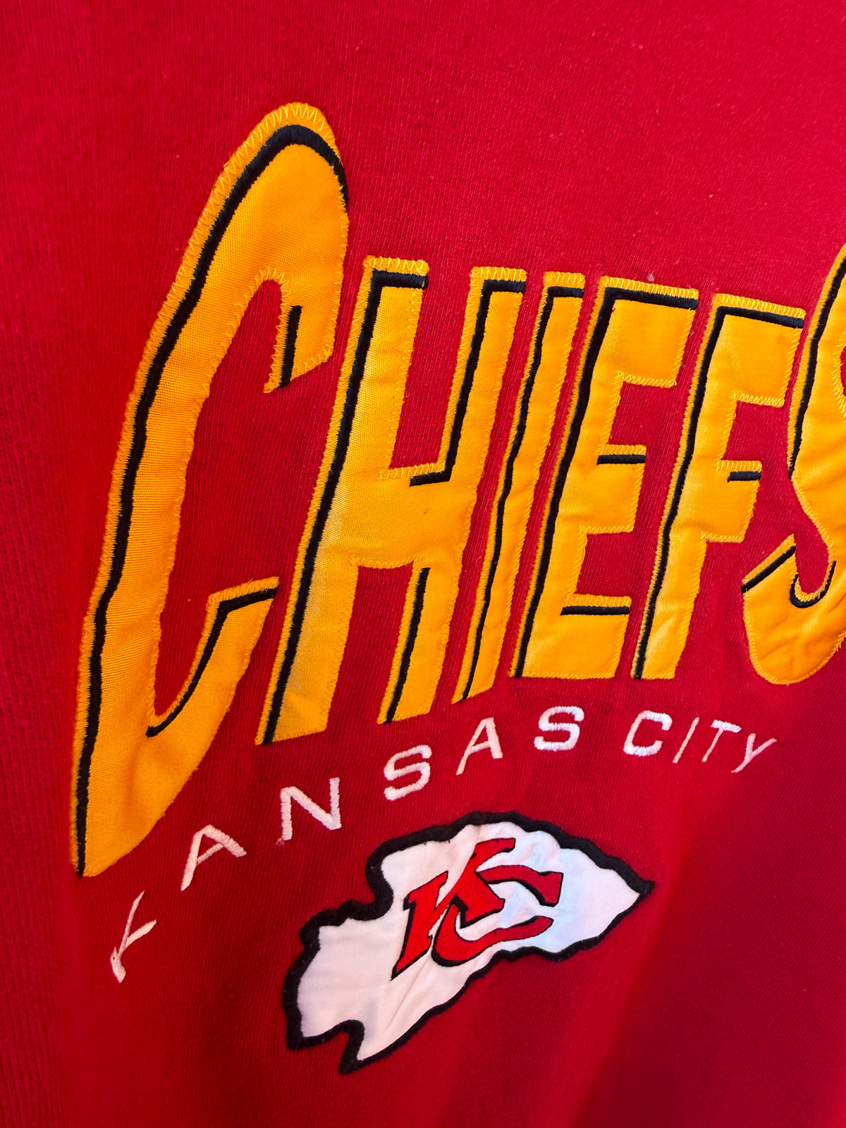 Kansas City Chiefs Crewneck (M) – från Chalk Line (1991-94)