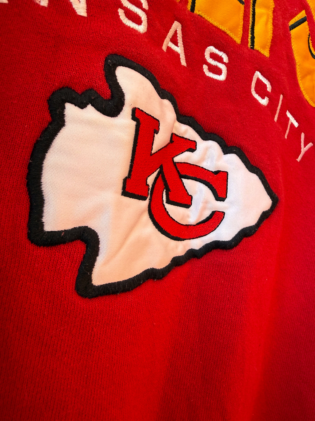 Kansas City Chiefs Crewneck (M) – från Chalk Line (1991-94)