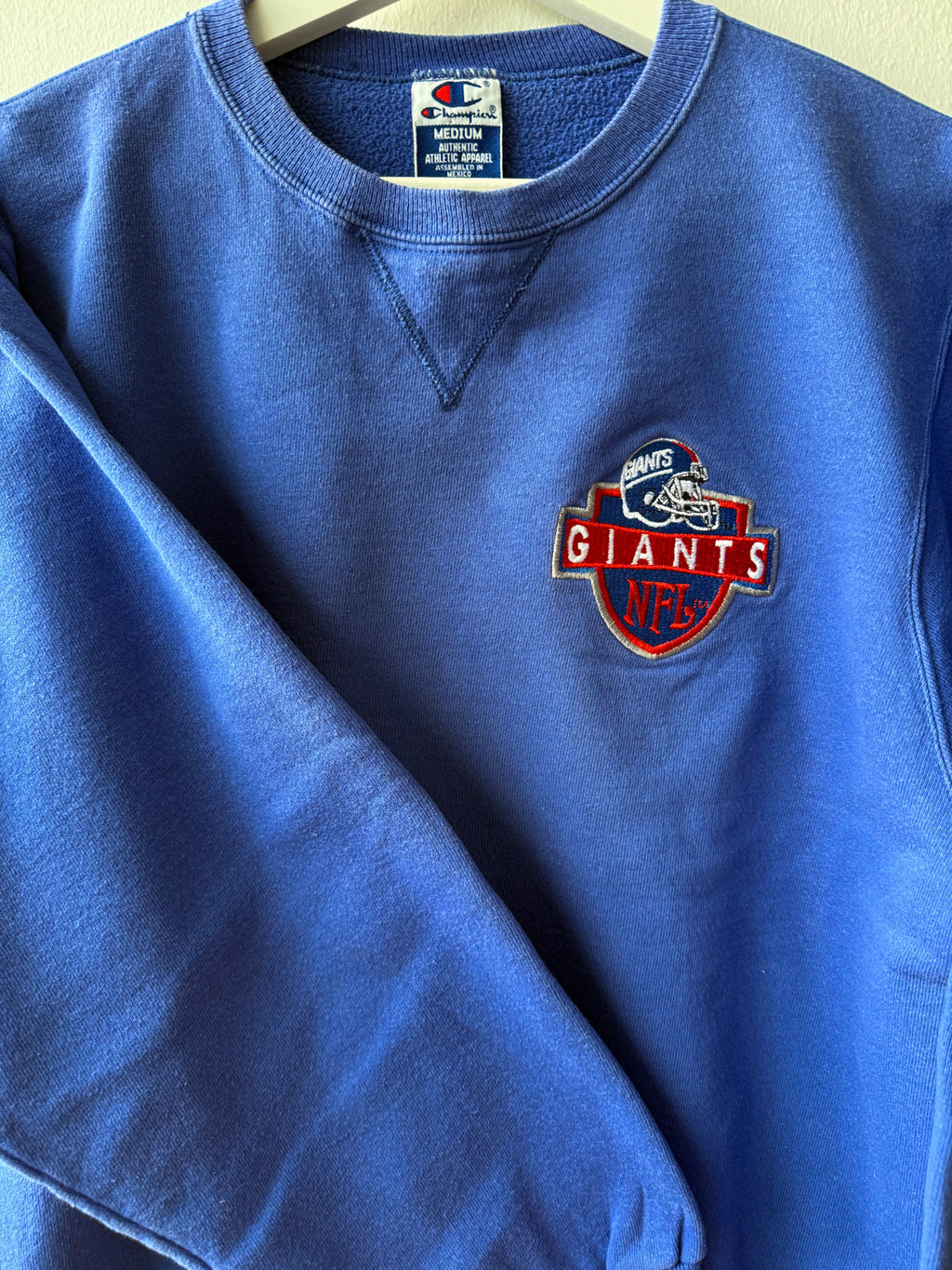 New York Giants Crewneck (M) - från Champion (ca 1998)