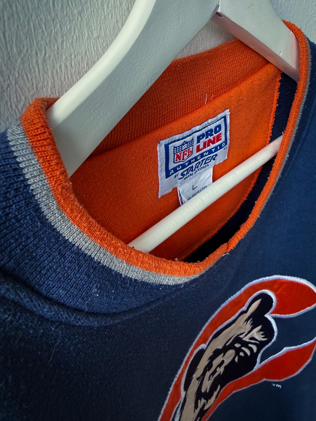Chicago Bears Crewneck (L) - från Starter (ca 1995)