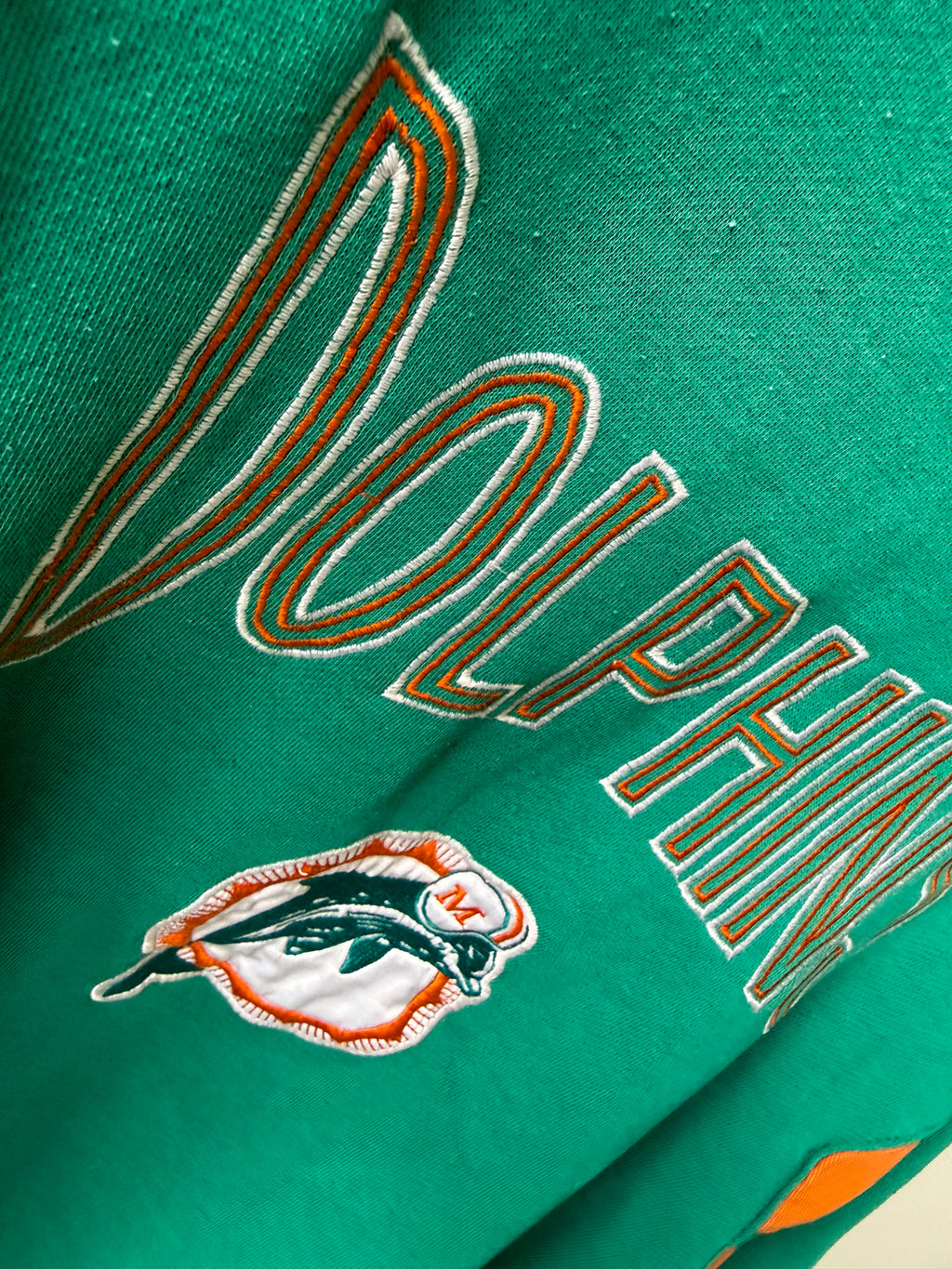 Miami Dolphins Crewneck (L/XL) - från Starter (ca 1997)