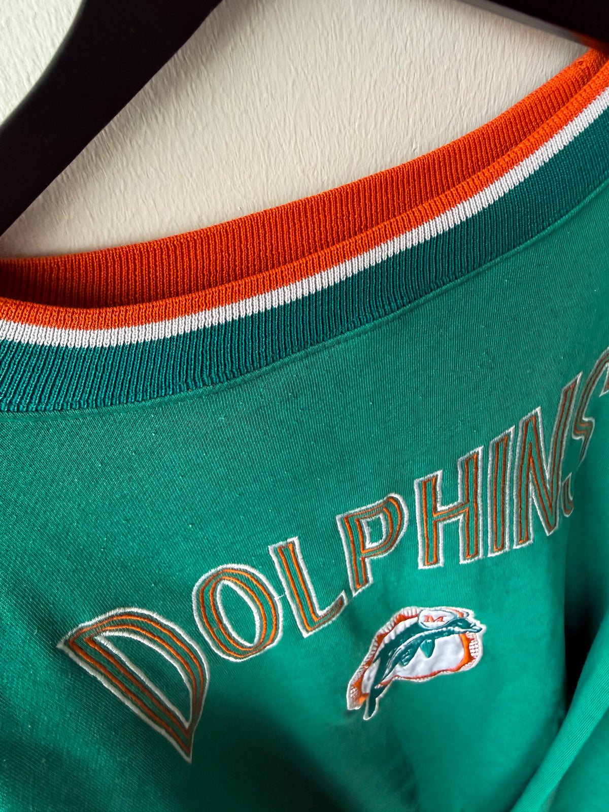 Miami Dolphins Crewneck (L/XL) - från Starter (ca 1997)