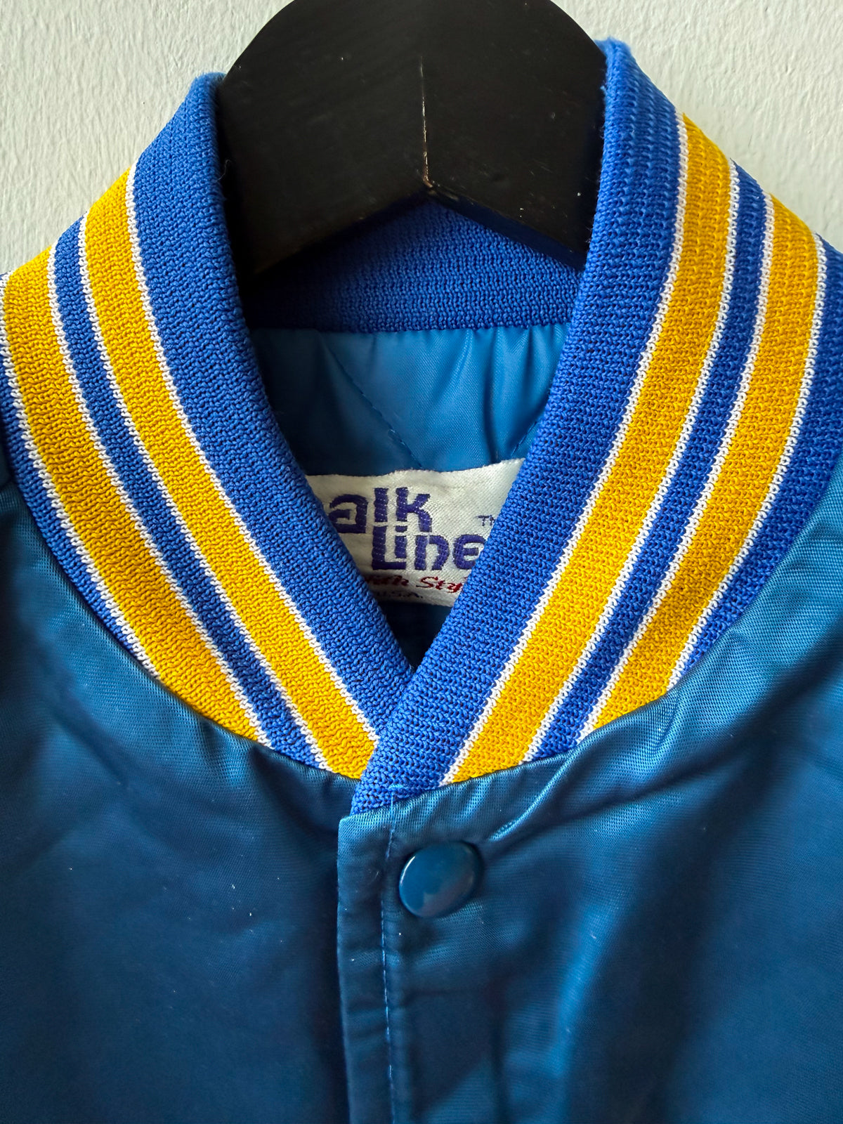 Los Angeles Rams Satin Bomber (S/M) - från Chalk Line (ca 1988)