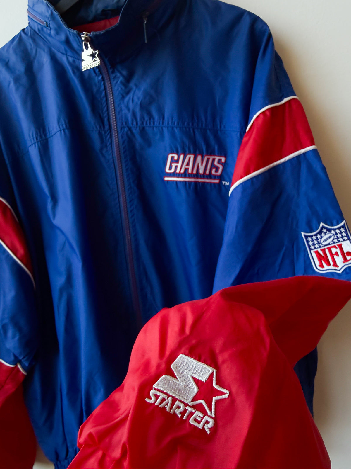 New York Giants Windbreaker (XL) - från Starter (1990-95)