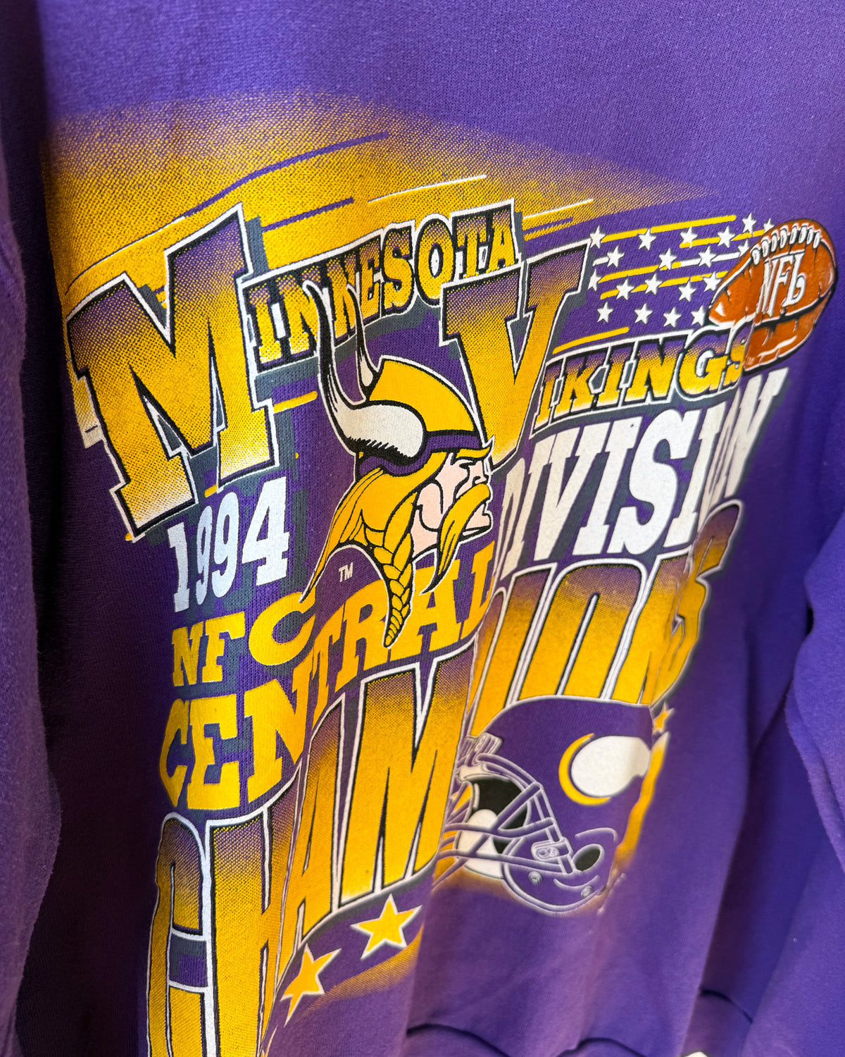Minnesota Vikings Crewneck (L) - från Competitor (1994)