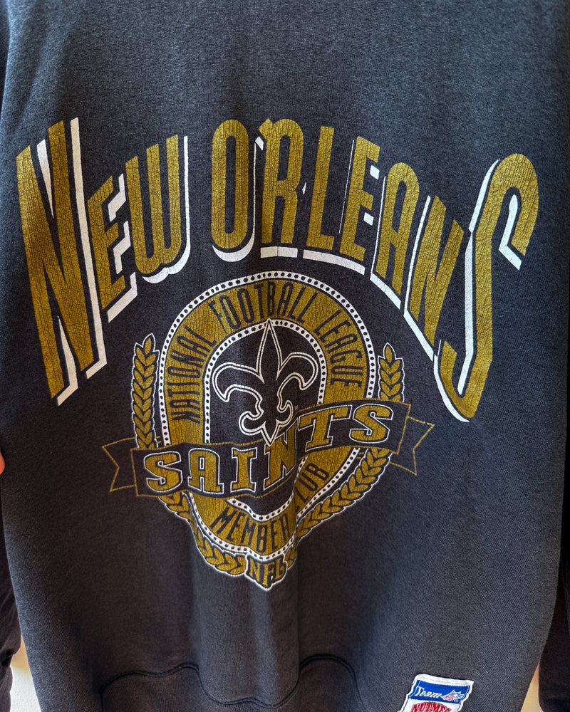 New Orleans Saints Crewneck (L) - från Nutmeg Mills (1992-96)